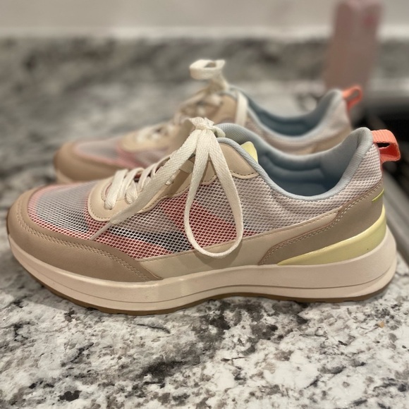 New Zara COMBINED ATHLETIC SNEAKERS, Women Size 39 US 8 color Multi Trainers - Picture 8 of 16